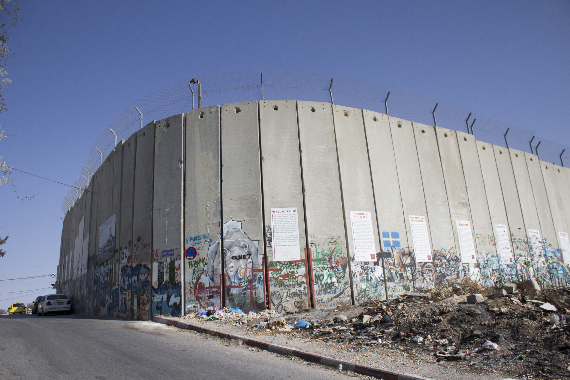 Mauerstück zwischen Jerusalem und Betlehem